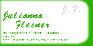 julianna fleiner business card